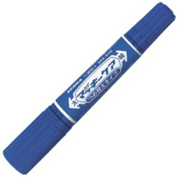Zebra Oil-Based Marker Hi-Marky Care Refill Type Bold + Fine Blue YYT5-BL 1 Piece
