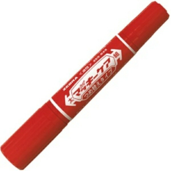 Zebra Oil-Based Marker Hi-Marky Care Refill Type Bold + Fine Tip Red YYT5-R 1 Piece