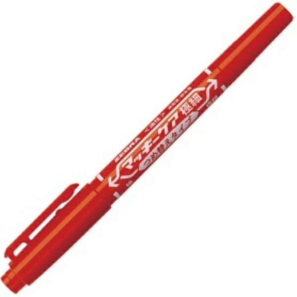 Zebra Oil-Based Marker Mackie Care Ultra-Fine Refill Type Fine + Ultra-Fine Red YYTS5-R 1 Piece