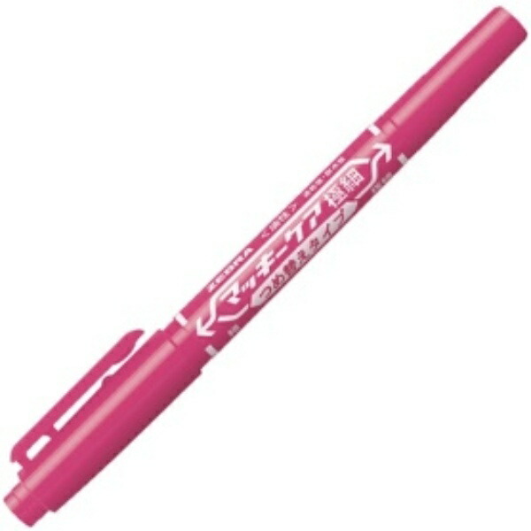 Zebra Oil-Based Marker Mackie Care Ultra-Fine Refill Type Fine + Ultra-Fine Pink YYTS5-P 1 Pen