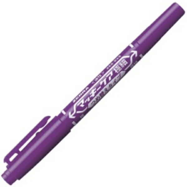 Zebra Oil-Based Marker Mackie Care Ultra Fine Refill Type Fine + Ultra Fine Purple YYTS5-PU 1 Piece