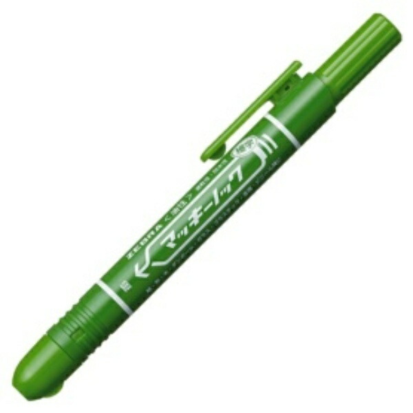Zebra Oil-Based Marker Mackie Knock Fine Point Green P-YYS6-G 1 piece