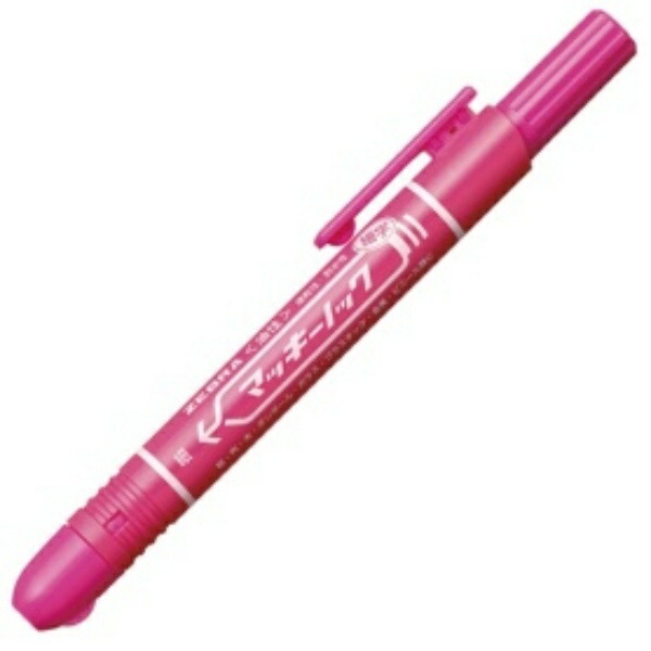 Zebra Oil-Based Marker Mackie Knock Fine Tip Pink P-YYS6-P 1 Piece