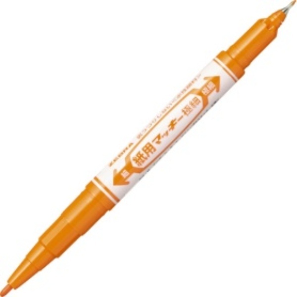 Zebra Water-Based Marker Paper-Use Mackie Ultra-Fine (Fine + Ultra-Fine) Orange WYTS5-OR 1 piece