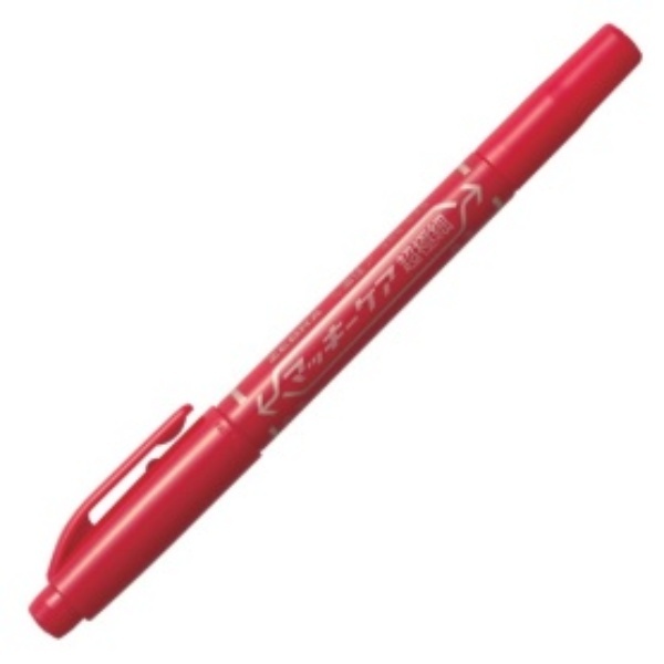Zebra Oil-Based Marker Mackie Care Ultra-Fine Ultra-Fine + Ultra-Fine Red YYTH3-R 1 piece