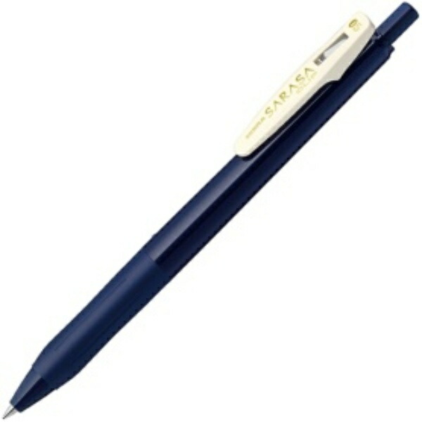 ZEBRA Sarasa Clip 0.5 Vintage Color Ink Color: Blue Black, Barrel Color: Dark Blue JJ15-VDB