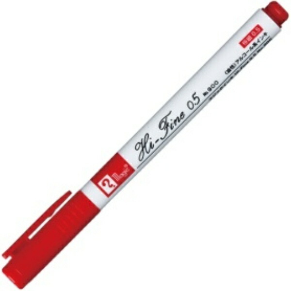 Teranishi Chemical Oil-Based Marker Magic Ink Hi-Fine 0.5 No.900 Red M900R-T2 1 piece