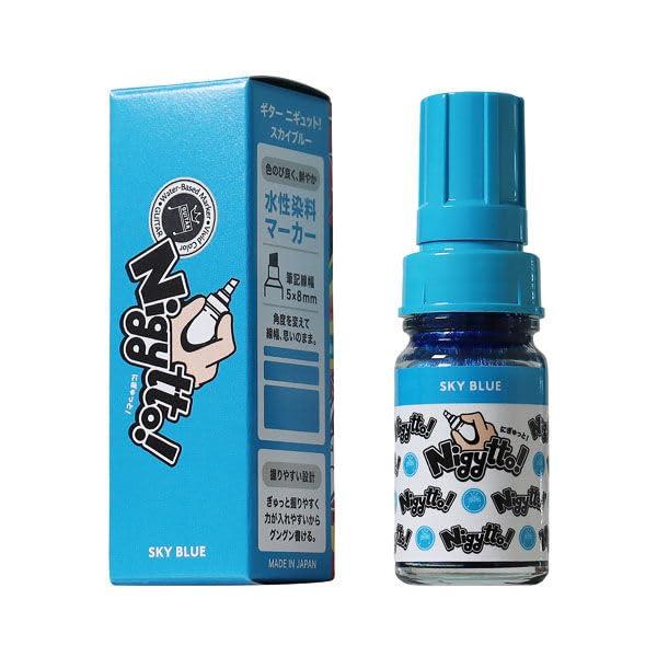 Teranishi Chemical NIGYUTTO Water-Based Marker Magic Sky Blue GN-T11