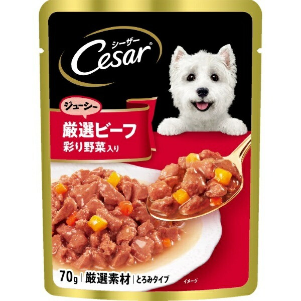 Caesar Premium Beef & Vegetables 70g