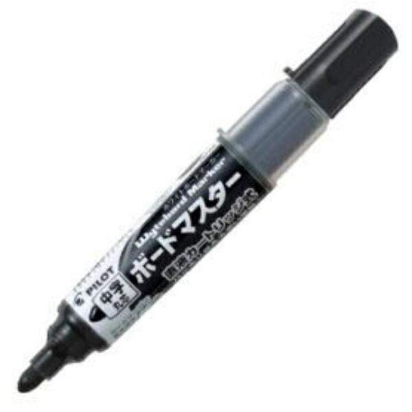 Pilot Board Marker Board Master Medium Round Tip Black WMBM-12L-B 1 piece