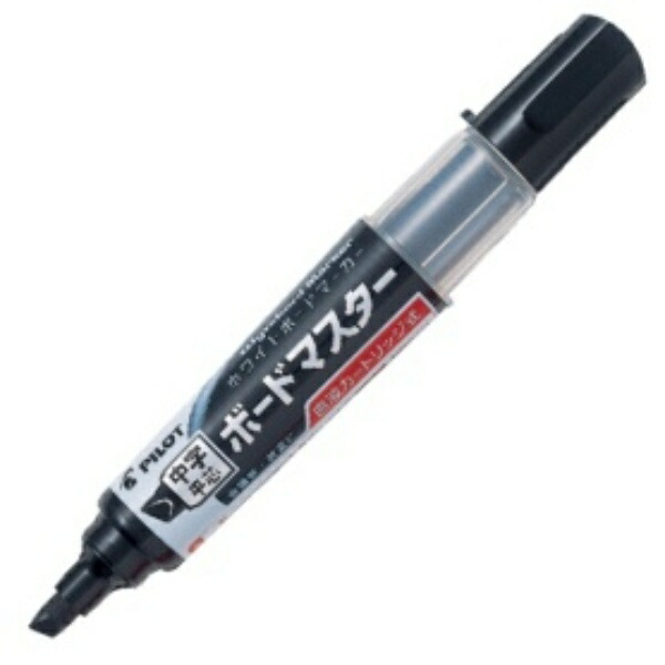 Pilot Board Marker Board Master Medium Flat Tip Black WMBM-12LC-B 1 piece 417-2451