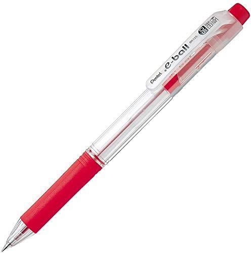 Pentel Oil-Based Ballpoint Pen Dot-E Ballpoint Pen 0.5mm Red Barrel Red Ink BK125-B