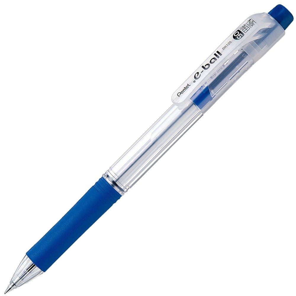 Pentel Oil-Based Ballpoint Pen Dot-E Ballpoint Pen 0.5mm Blue Barrel Blue Ink BK125-C