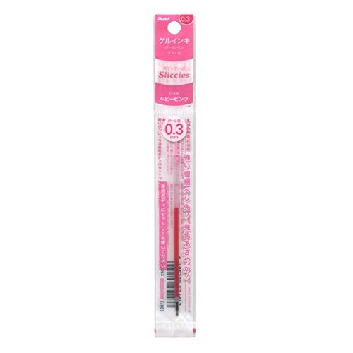 Pentel Gel Ink Refill Slitz Refill 0.3mm Baby Pink Ink XBGRN3P2