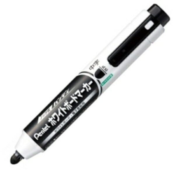 Pentel Retractable Handheld Whiteboard Marker Medium Round Tip Black MWXN5M-A 1 piece