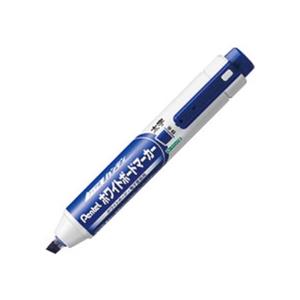 Pentel Retractable Handheld Whiteboard Marker, Bold Flat Tip, Blue MWXN6M-C, 1 piece