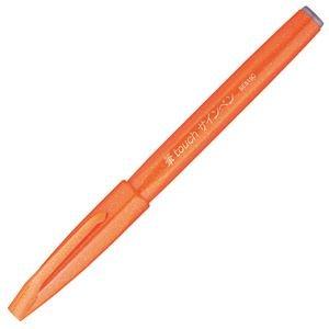 Pentel Fude Touch Sign Pen Fine Orange [1 Pen] SES15C-F