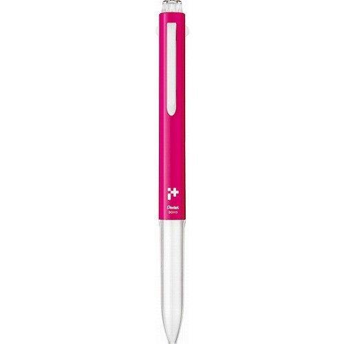 Pentel iPlus 3-Pen Body, Click-Type, Rose Pink BGH3-P1