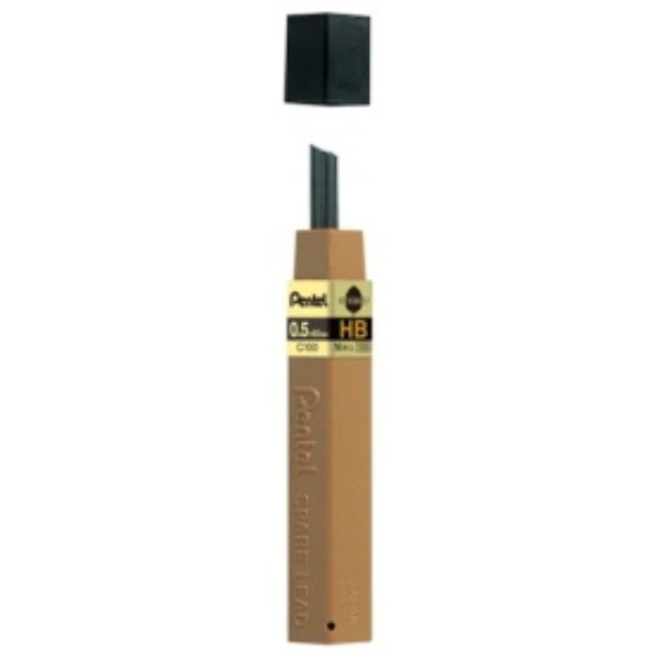 Pentel Mechanical Pencil Refill High Polymer Lead 0.5mm HB C100-HBD