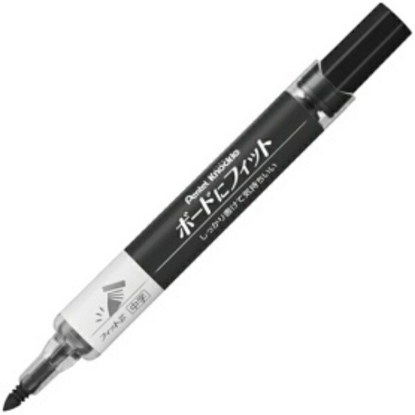 Pentel Whiteboard Marker Knockle Board Fit Medium Black EMWL5SBF-A 1-Pack