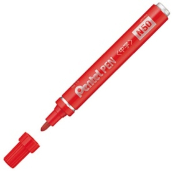 Pentel Oil-Based Marker PEN N50 Red N50-BD 1 piece