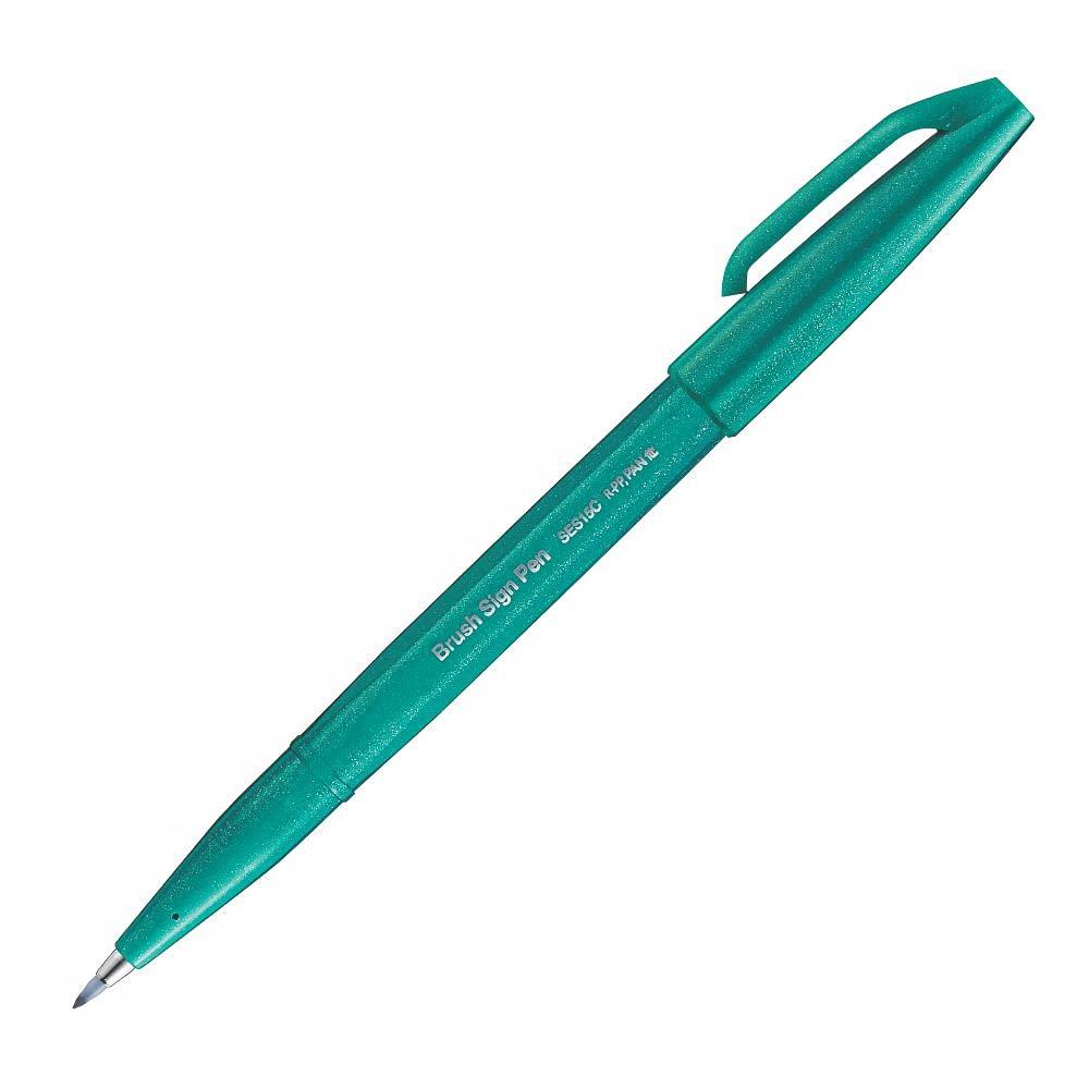 Stationery Brush Touch Touch Sign Pen Sign Pen Turquoise Green ses 15 c d 3 pentel