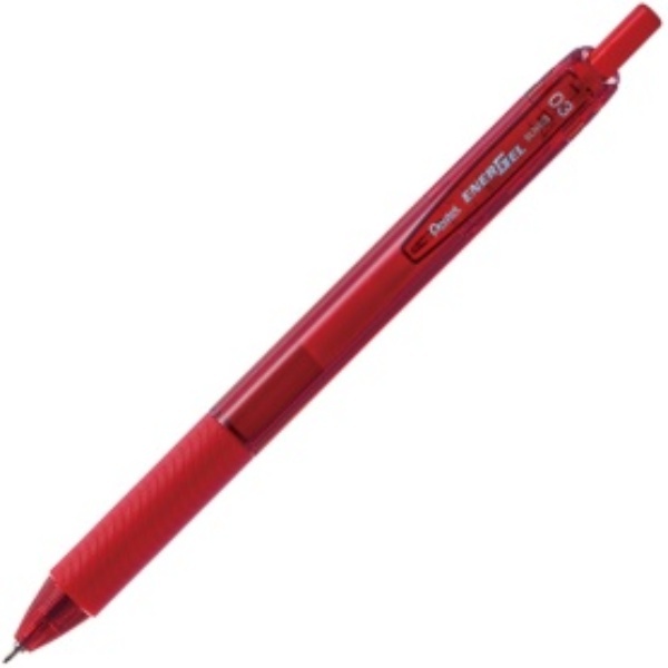 Pentel Gel Ink Ballpoint Pen Energel S 0.3mm Red BLN123-B 1 Pen