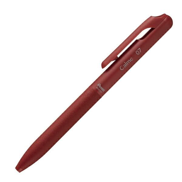 Pentel Oil-Based Ballpoint Pen Calme Single-Color Ballpoint Pen 0.7mm Red Barrel Red Ink BXA107B-B