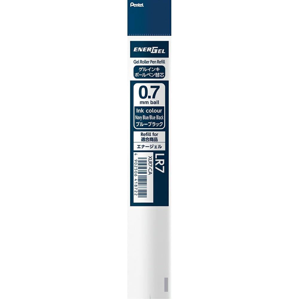 Pentel Ballpoint Pen Refill for Energel 0.7mm Blue Black XLR7-CA