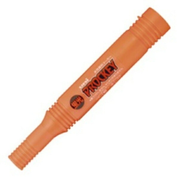 Mitsubishi Pencil Water-Based Marker Proッキー Refill Type Bold Square Tip + Fine Round Tip Fluorescent Orange PM150TRK.4 1 piece