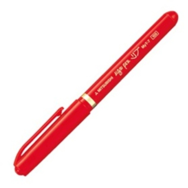Mitsubishi Pencil Co., Ltd. Mitsubishi Water-Based Sign Pen Rib Red