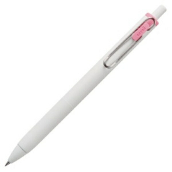 Mitsubishi Pencil Gel Ink Ballpoint Pen Uni-ball ONE 0.38mm Light Pink (Barrel Color: Off-White) UMNS38.51 1 Pen