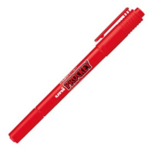 Mitsubishi Pencil Water-Based Pen ProQ Twin Ultra Fine Red PM120T.15
