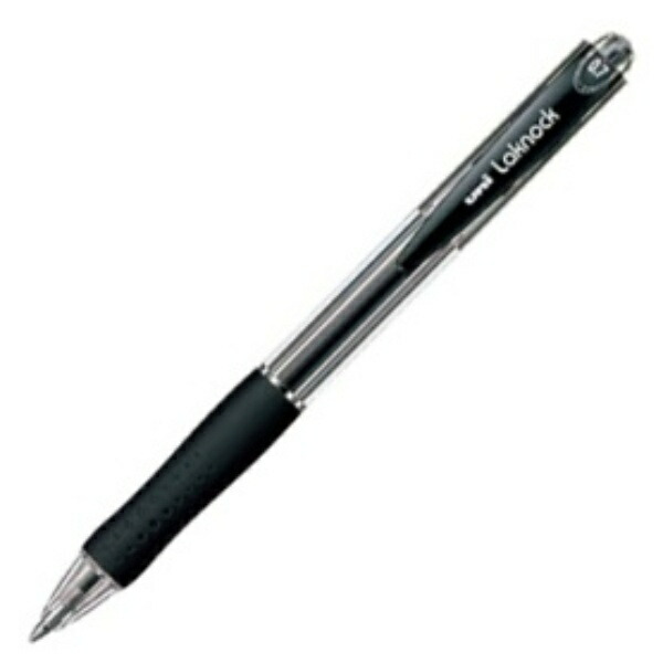 Mitsubishi Pencil Oil-Based Ballpoint Pen Berry-Raku Knock 0.7 Black SN10007.24