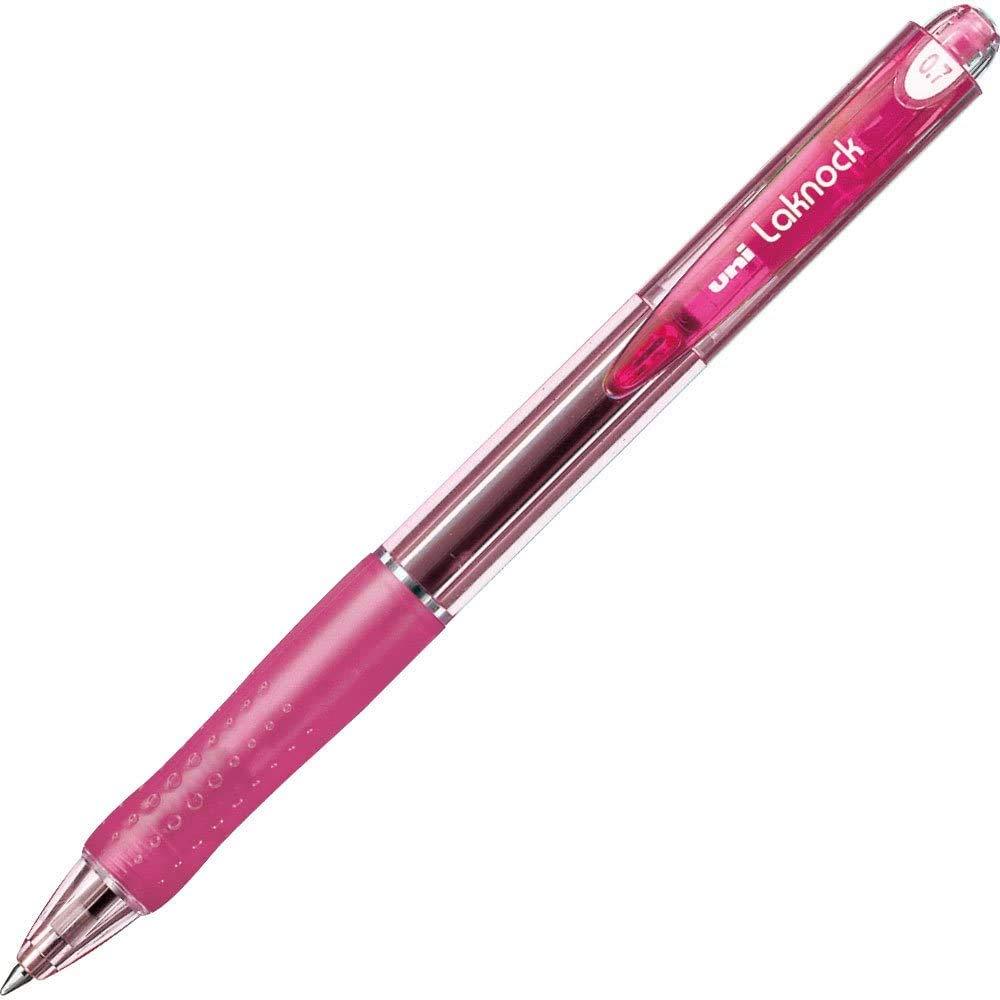 Mitsubishi Pencil Oil-Based Ballpoint Pen Very Easy Knock SN-100-07 Transparent Pink T13