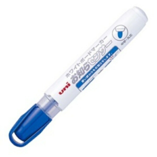 Mitsubishi Pencil Whiteboard Marker Oshira Sensor Medium Round Tip Blue PWB1204M.33 1 piece