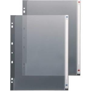 Lion Office Supplies PP Color Holder A4 Vertical 2/3/4-Hole Punch Blue CF-34 1 Sheet