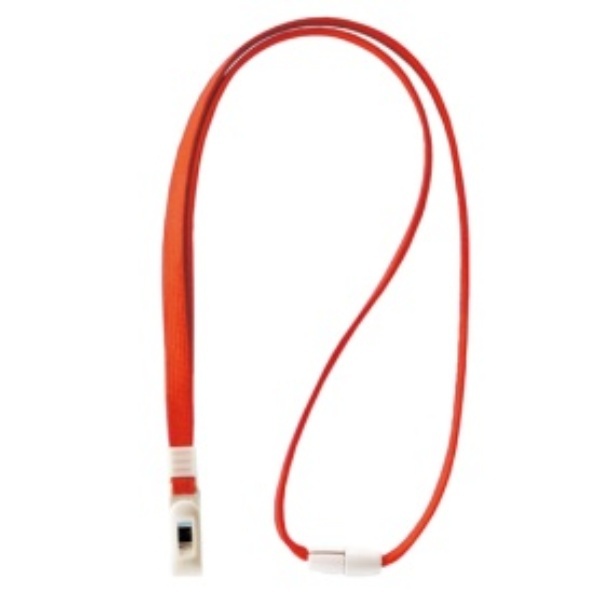 Lion Office Supplies Name Tag Strap, Red N-7P, 1 piece