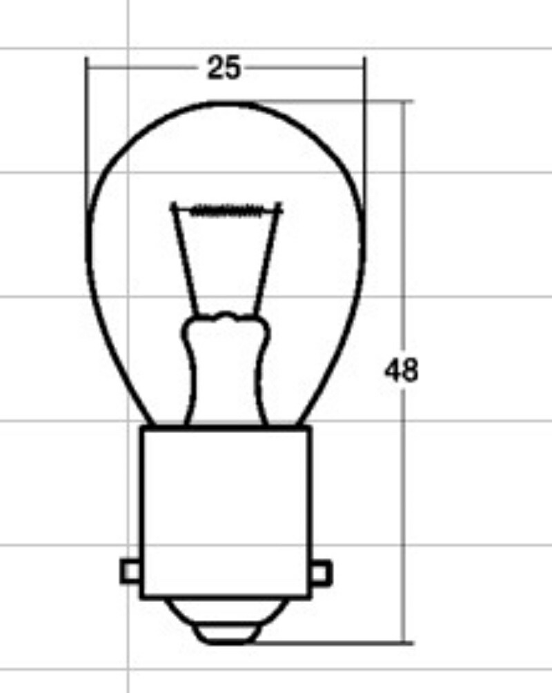 STANLEY Electric B/P Bulb 12V 21W NO84