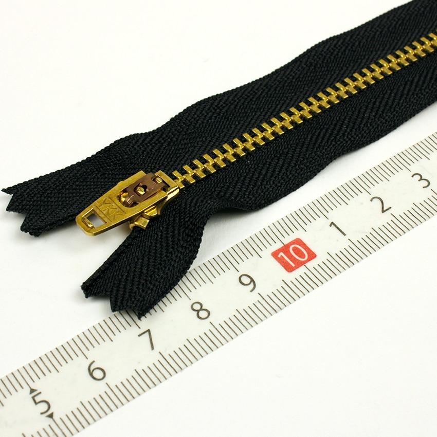YKK Zipper 20cm Metal Zipper Gold 3YGR-20