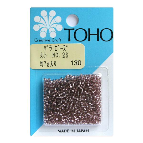 TOHO Maruko Beads Loose Pack Beads Approx. 2.2mm Outer Diameter Approx. 7g Per Pack No. 26
