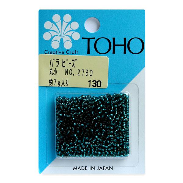 TOHO Maruko Beads Loose Pack Beads Approx. 2.2mm Outer Diameter Approx. 7g Per Pack No.27BD