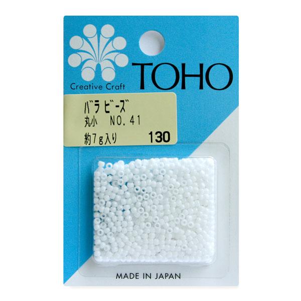 TOHO Round Small Beads Loose Pack Beads Approx. 2.2mm Outer Diameter Approx. 7g Per Pack No. 41
