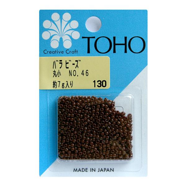 TOHO Maruko Beads Loose Pack Beads Approx. 2.2mm Outer Diameter Approx. 7g Per Pack No. 46