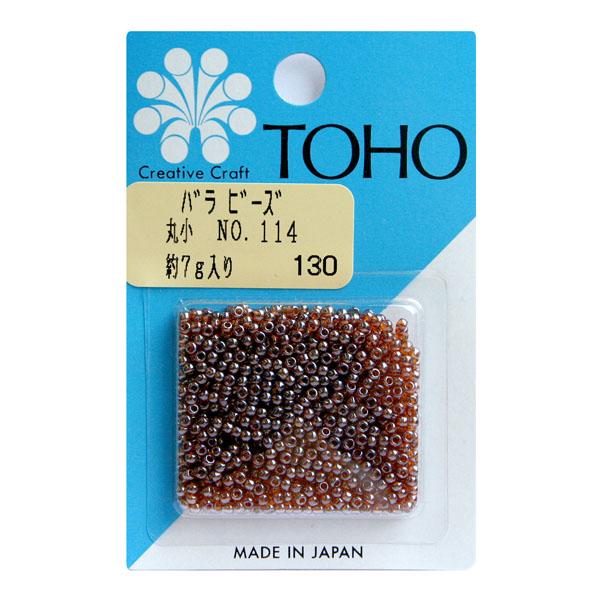 TOHO Maruko Beads Loose Pack Beads Approx. 2.2mm Outer Diameter Approx. 7g Per Pack No.114