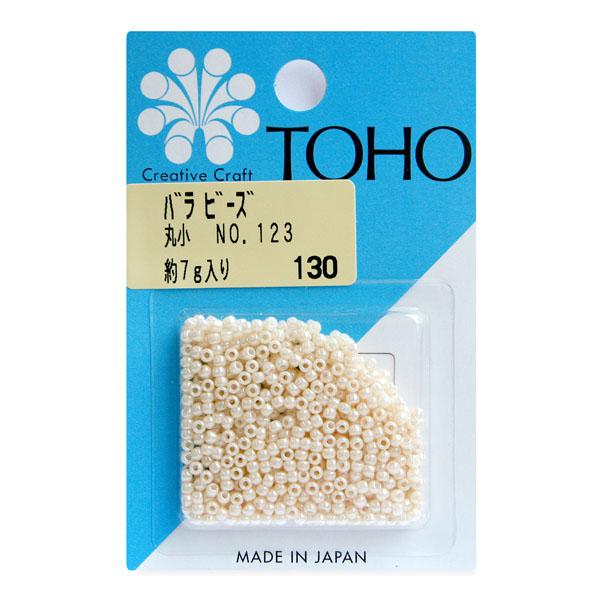TOHO Round Small Beads Loose Pack Beads Approx. 2.2mm Outer Diameter Approx. 7g Per Pack No.123