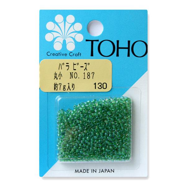 TOHO Round Small Beads Loose Pack Beads Approx. 2.2mm Outer Diameter Approx. 7g Per Pack No.187