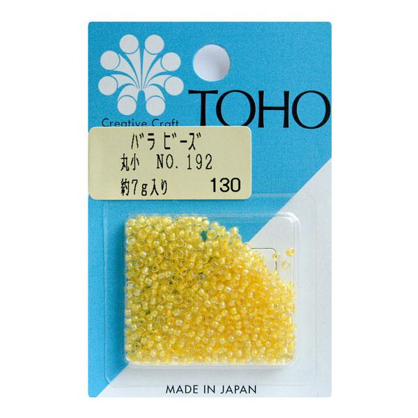 TOHO Round Small Beads Loose Pack Beads Approx. 2.2mm Outer Diameter Approx. 7g Per Pack No. 192