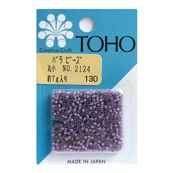 TOHO Maruko Beads Loose Pack Beads Approx. 2.2mm Outer Diameter Approx. 7g Per Pack No. 2124