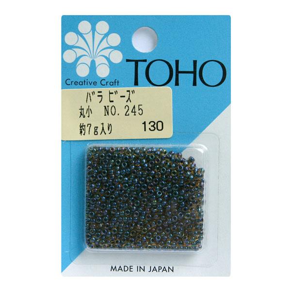 TOHO Round Small Beads Loose Pack Beads Approx. 2.2mm Outer Diameter Approx. 7g Per Pack No. 245